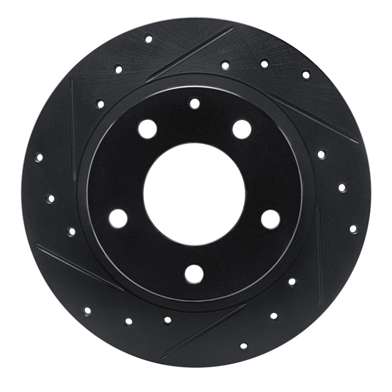 Ford Probe Brake Rotor (1) - Rear Left - R1 Concepts - Drilled & Slotted - Black - `93-`03 Ford Probe Brake Rotor (1) - Rear Left - R1 Concepts - Drilled & Slotted - Black - `93-`03